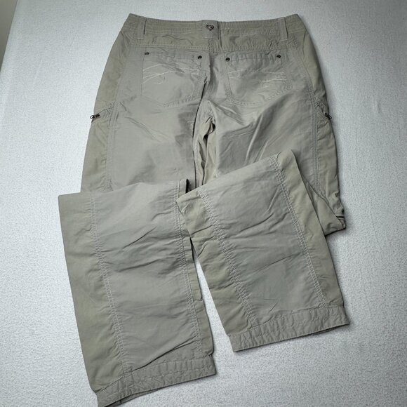 Kuhl Womens Convertibile Zip Off Hiking Pants Size 4 Regular Beige Outdoor Sport - Picture 14 of 16